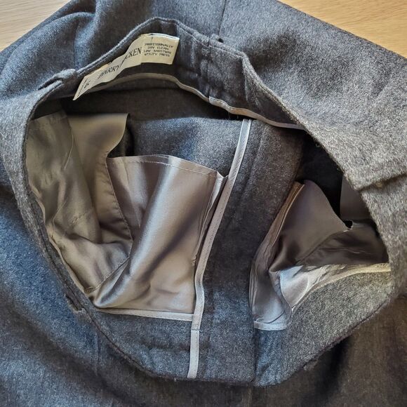 Vintage 80s Barry Bricken Gray Wool Trousers - Picture 5 of 7